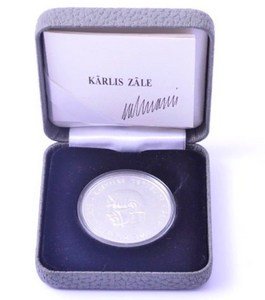 Латвия 1 лат 2012 год - Карлис Зале