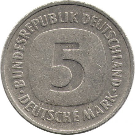 ФРГ 5 марок 1982 год (D)