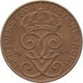 Швеция 5 эре 1936 год (6 - короткий хвостик)