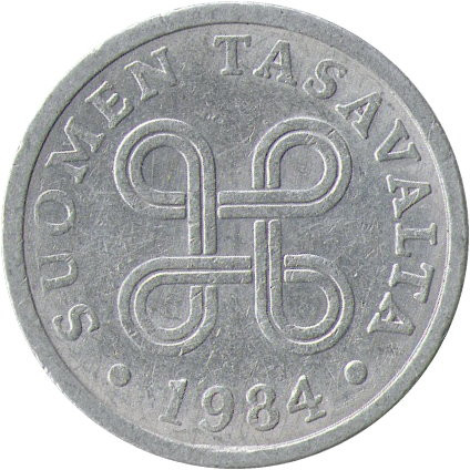 Финляндия 5 пенни 1984 год