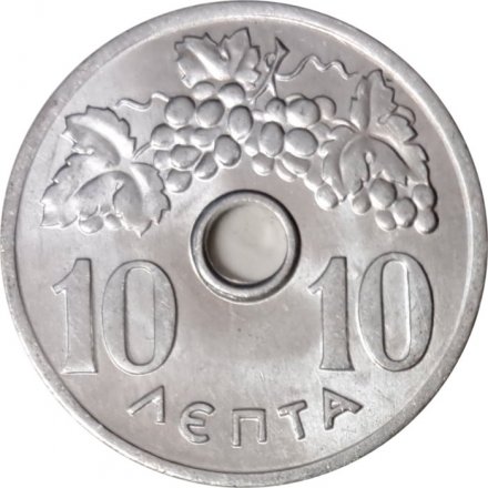 Греция 10 лепт 1969 год