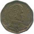 Чили 50 песо 1995 год