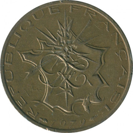 Франция 10 франков 1979 год