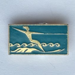 Значок. Водные лыжи. Водные виды спорта