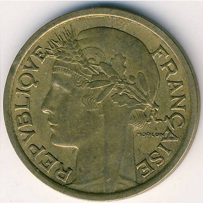 Франция 1 франк 1937 год