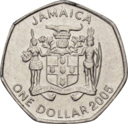 Ямайка 1 доллар 2005 год - Александр Бустаманте