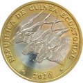 Экваториальная Гвинея 1000 франков 2020 год - Антилопы