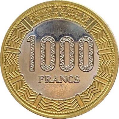 Экваториальная Гвинея 1000 франков 2020 год - Антилопы