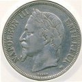 Франция 5 франков 1868 год