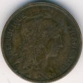 Франция 2 сантима 1914 год