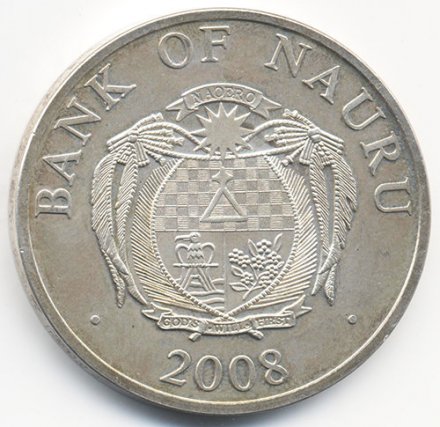 Науру 10 долларов 2008 год - Рождество (без вставки)