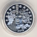 Франция 10 евро 2014 год