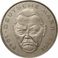 ФРГ 2 марки 1989 год - Людвиг Эрхард, 40 лет Федеративной Республике (1948-1988) - J