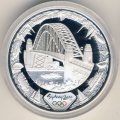 Австралия 5 долларов 2000 год - Олимпиада 2000. Мост Харбор-Бридж в Сиднее