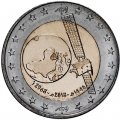 Алжир 100 динаров 2019 год - Спутник связи Alcomsat-1