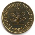 ФРГ 5 пфеннигов 1985 год - D