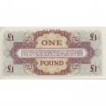 Вооруженные силы Великобритании 1 фунт 1962 год - 4 серия - UNC