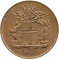 Исландия 1 крона 1970 год