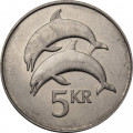 Исландия 5 крон 2007 год - Дельфины