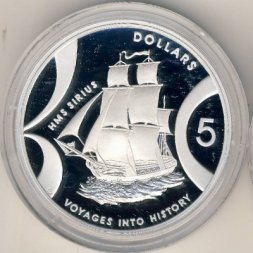 Австралия 5 долларов 2002 год