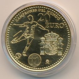 Испания 20 евро 2010 год
