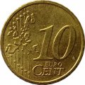 Ирландия 10 евроцентов 2004 год - Кельтская арфа