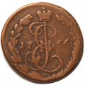 Денга 1766 год ЕМ Екатерина II (1762 - 1796) - VF