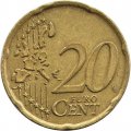 Италия 20 евроцентов 2002 год - Уникальные формы непрерывности в пространстве