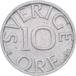 Швеция 10 эре 1987 год - Король Карл XVI Густав