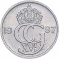 Швеция 10 эре 1987 год - Король Карл XVI Густав
