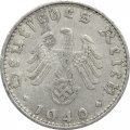 Третий Рейх 50 рейхспфеннигов 1940 год (В)
