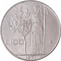 Италия 100 лир 1971 год