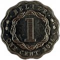 Белиз 1 цент 2016 год