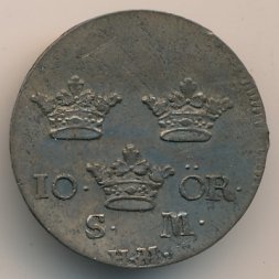 Швеция 10 эре 1740 год