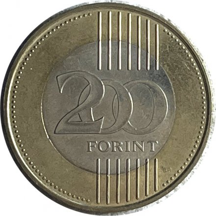 Венгрия 200 форинтов 2010 год