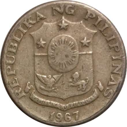 Филиппины 10 сентимо 1967 год
