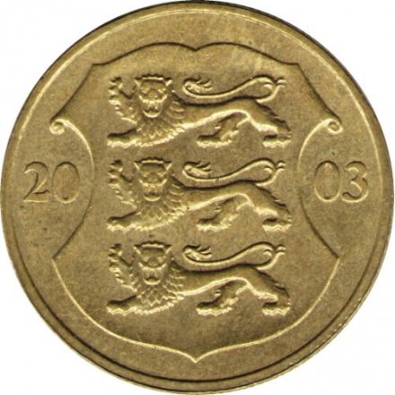 Эстония 1 крона 2003 год