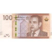Марокко 100 дирхамов 2012 год - UNC