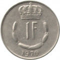 Люксембург 1 франк 1970 год