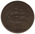 ЮАР 1/2 пенни 1945 год
