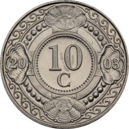 Антильские острова 10 центов 2003 год