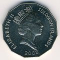 Соломоновы острова 50 центов 2005 год - Герб