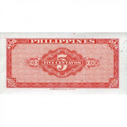 Филиппины 5 сентаво 1949 год (W&amp;S) - UNC