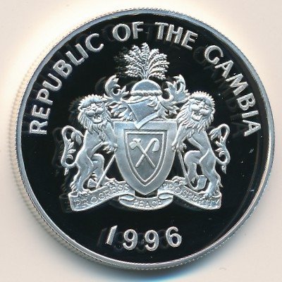 Гамбия 20 даласи 1996 год