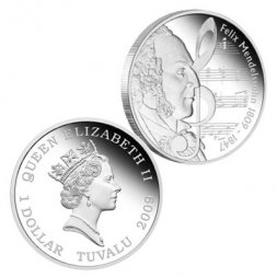 Тувалу 1 доллар 2009 год