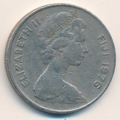 Фиджи 20 центов 1976 год
