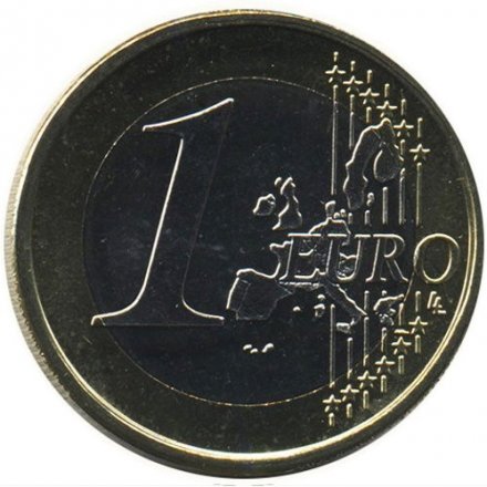 Португалия 1 евро 2005 год - Королевская печать