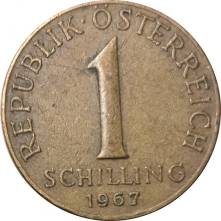 Австрия 1 шиллинг 1967 год