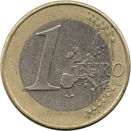 Австрия 1 евро 2002 год - Моцарт
