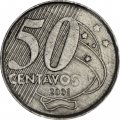 Бразилия 50 сентаво 2001 год